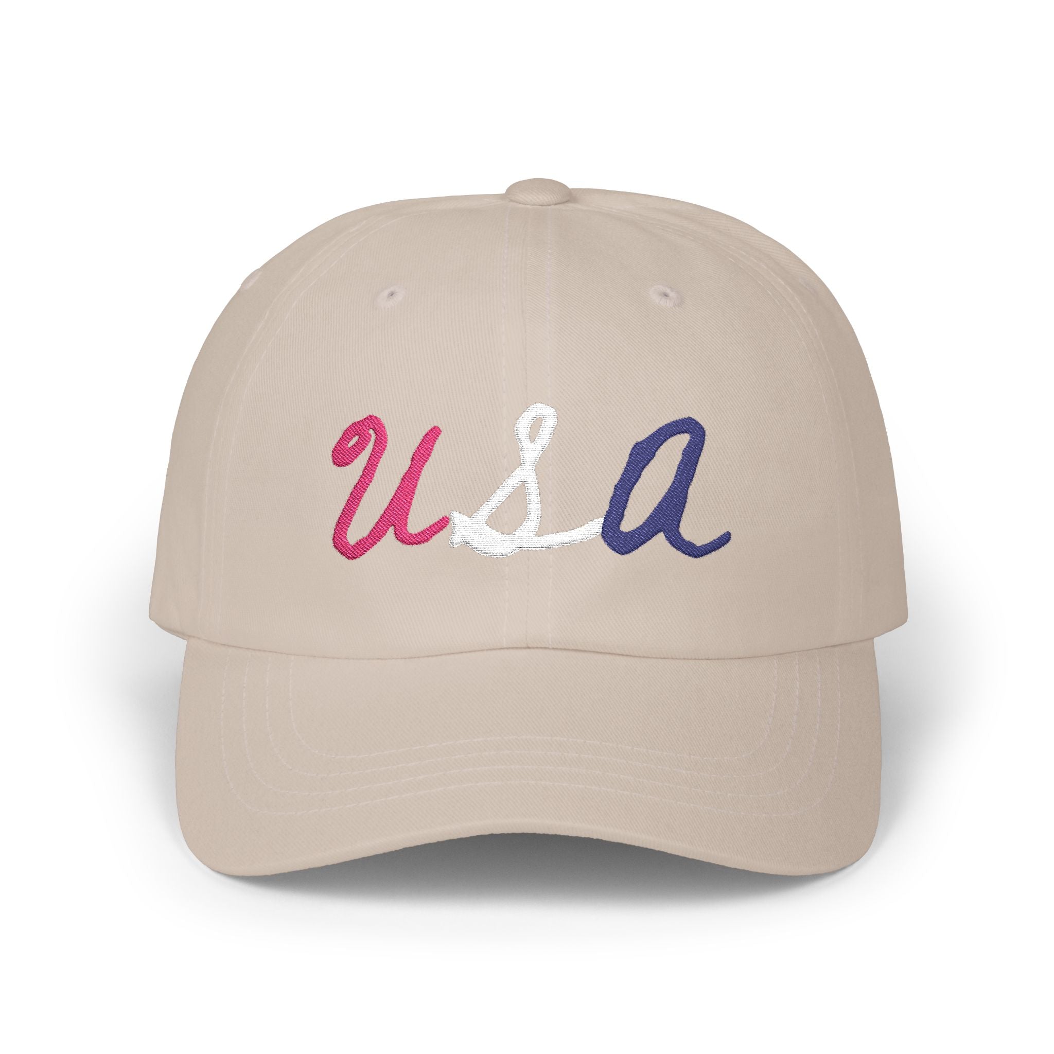 USA Embroidered Classic USA Mom Hat