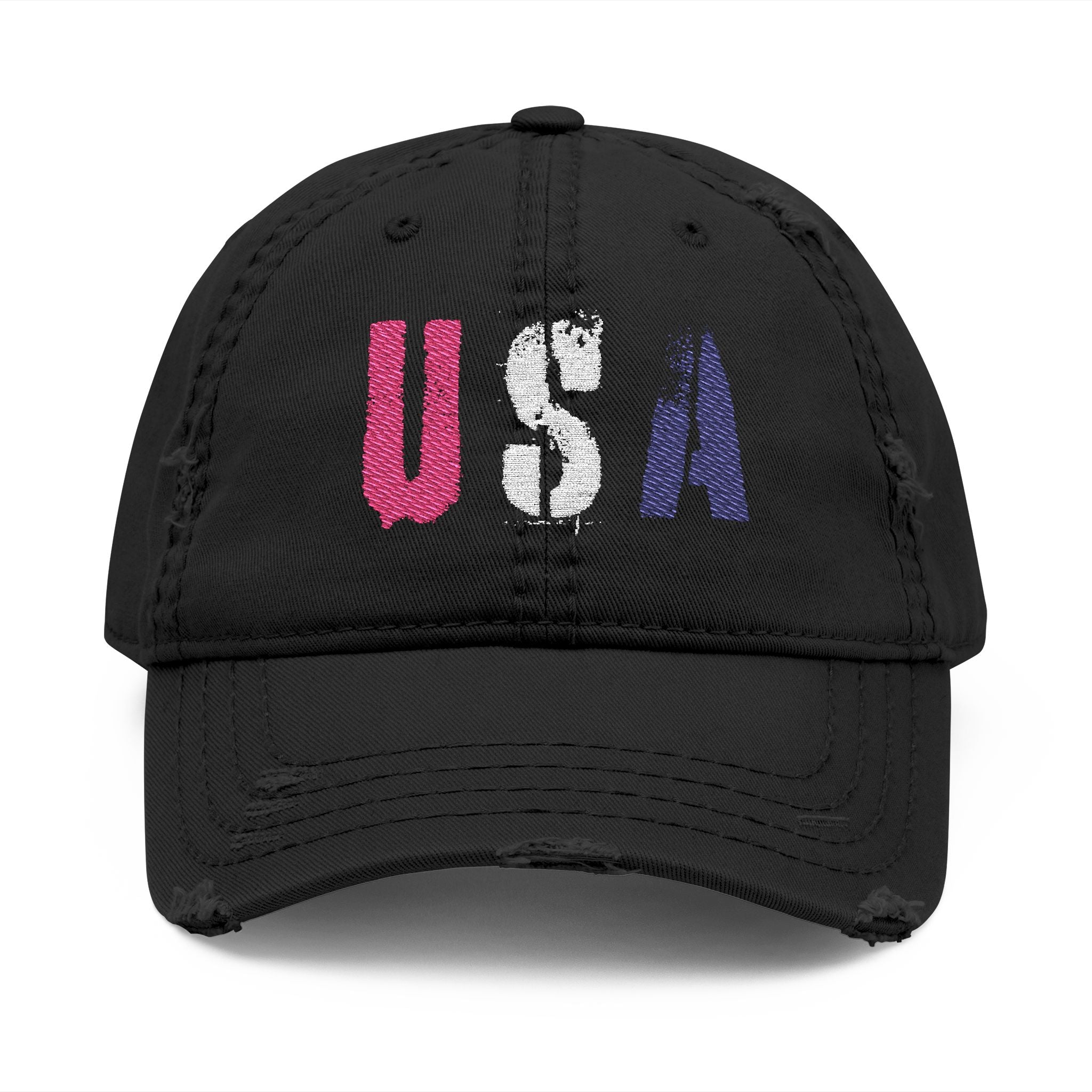 USA Distressed Dad Hat