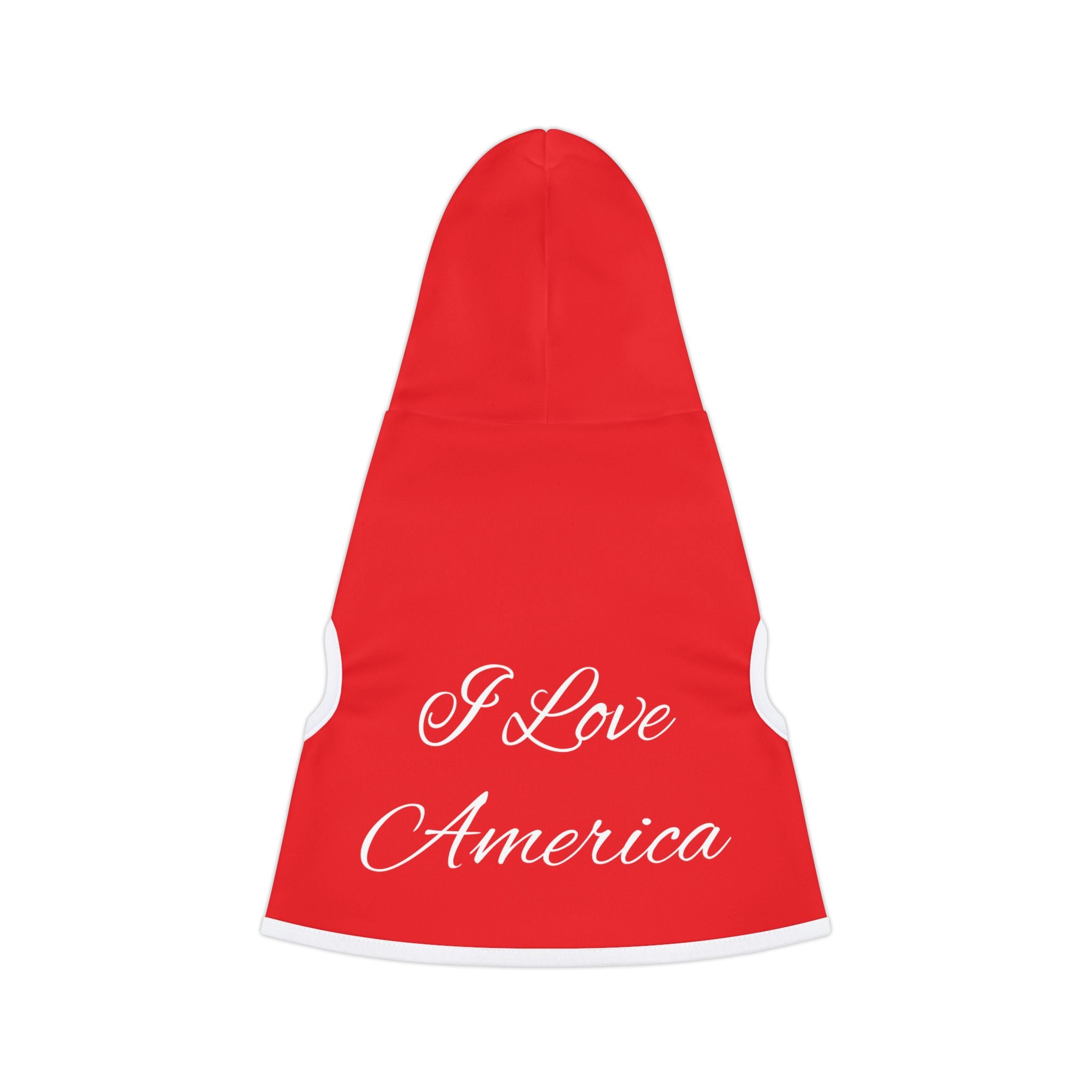 I Love America Pet Hoodie