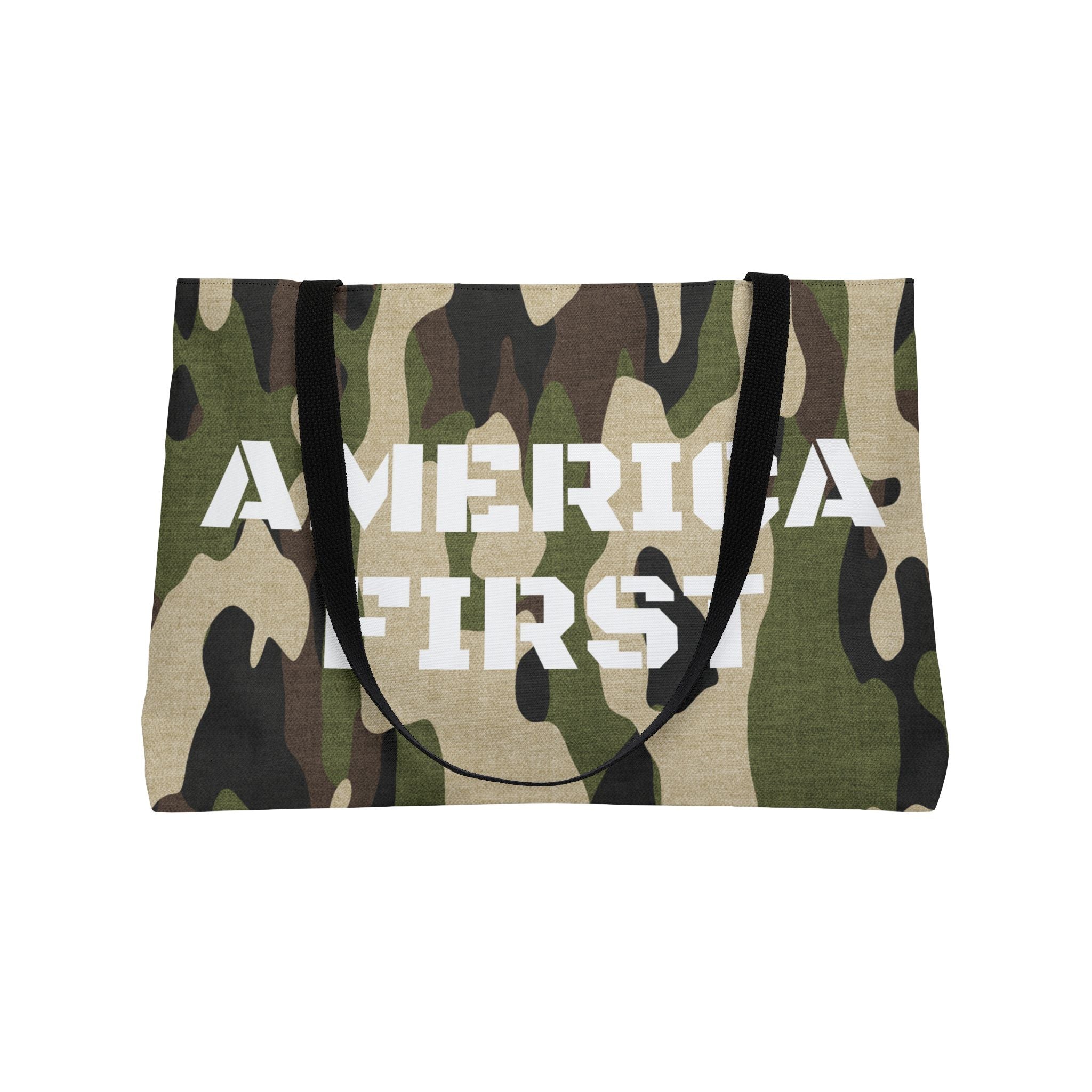 America First Camo Weekender Tote Bag