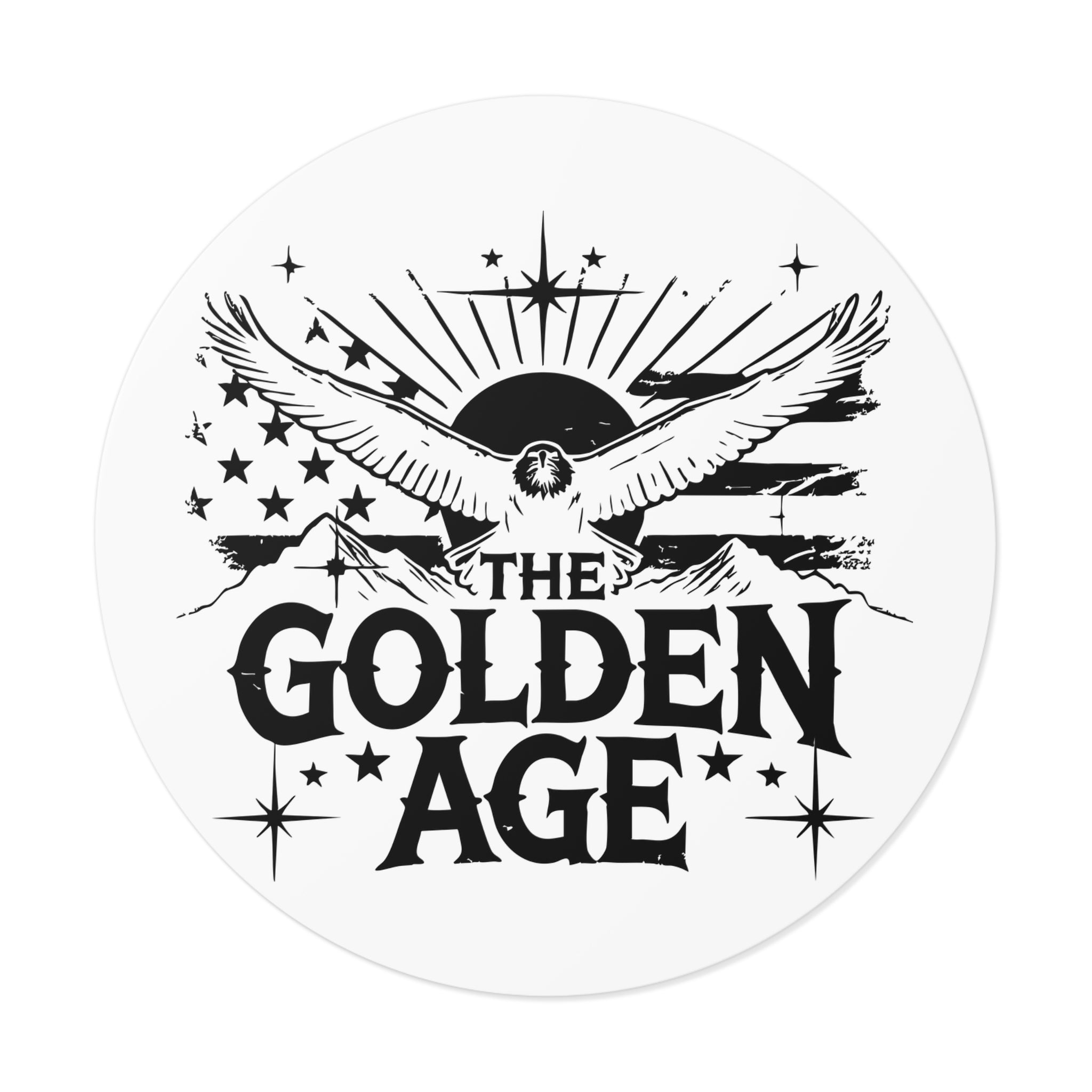 The Golden Age (American Flag) Sticker