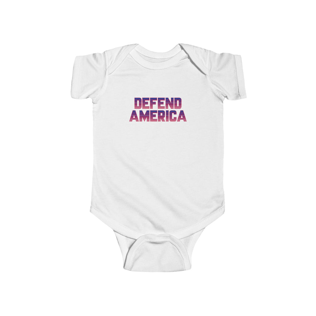 Defend America USA Patriotic Infant Bodysuit