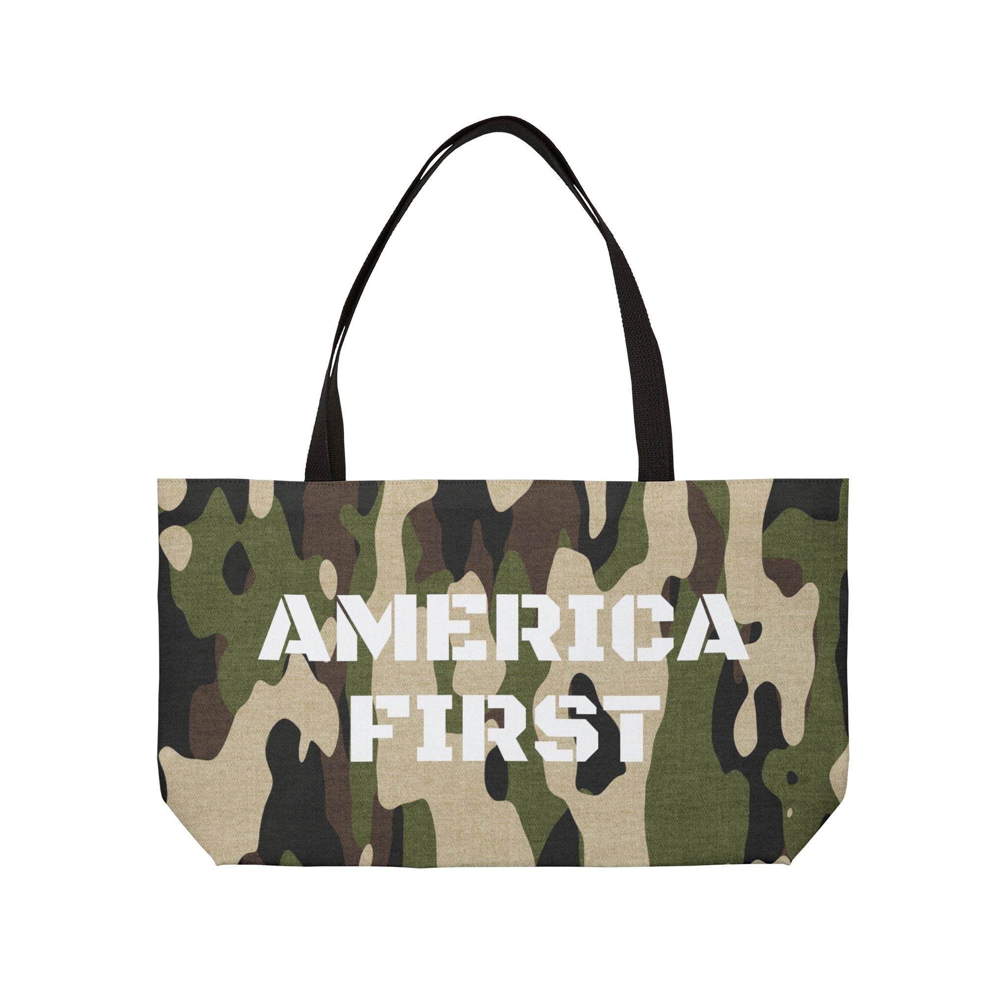 America First Camo Weekender Tote Bag