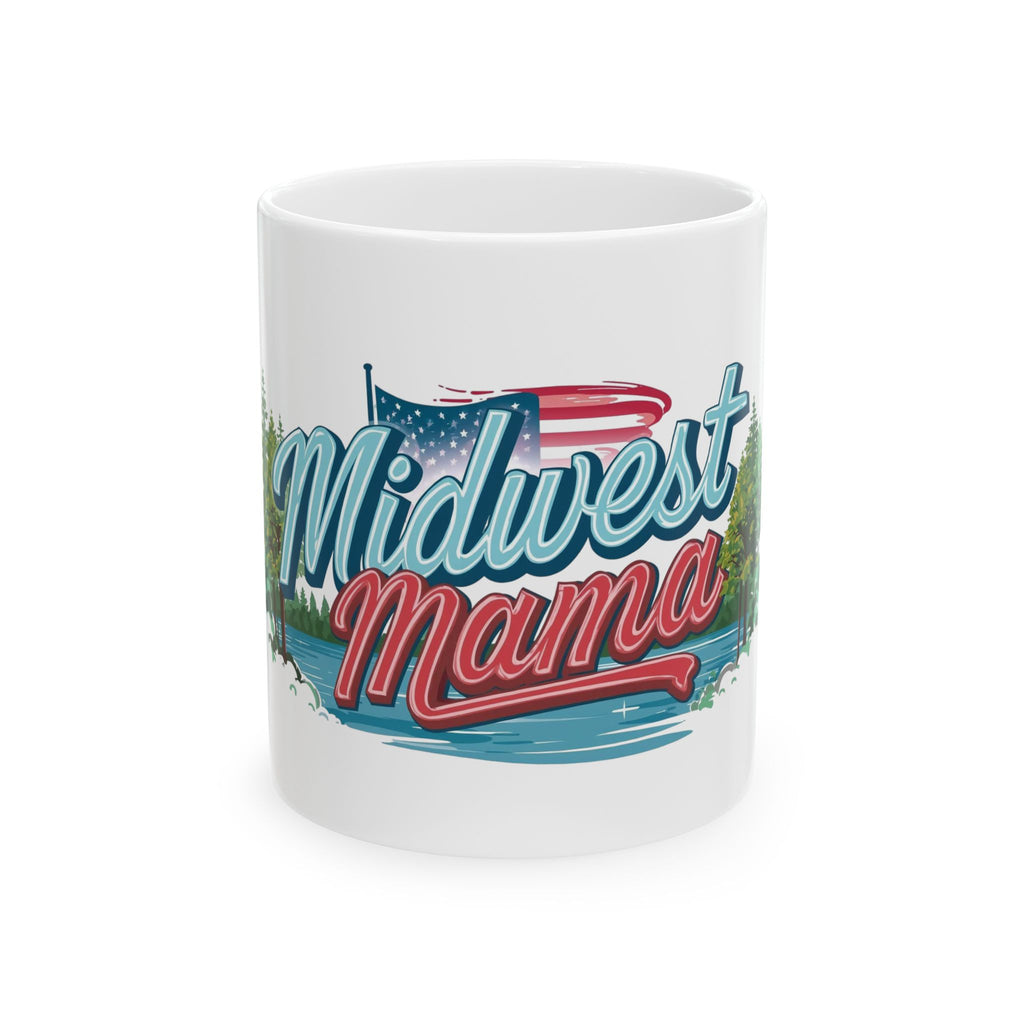 Midwest Mama Coffee/Tea Ceramic Mug (11oz)