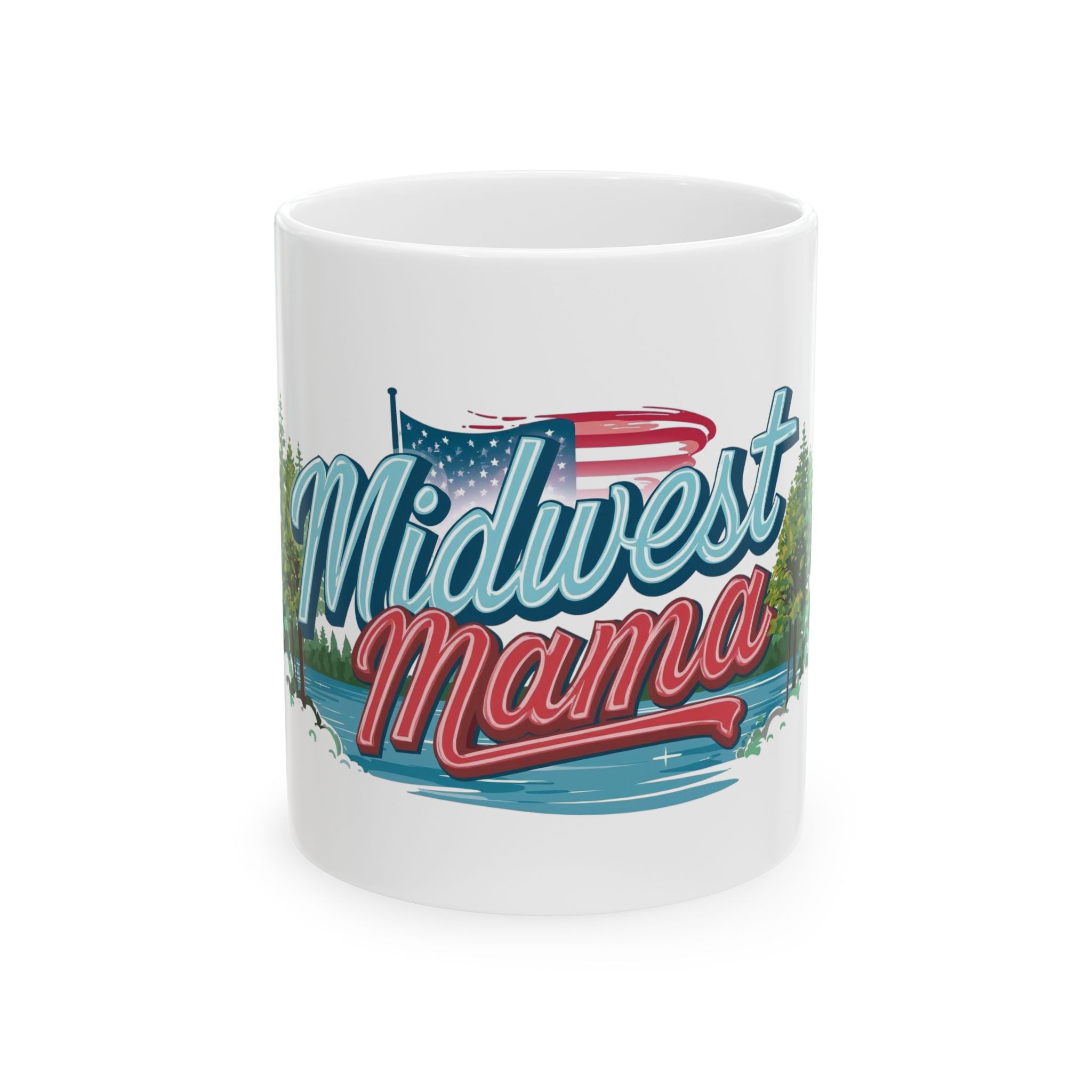 Midwest Mama Coffee/Tea Ceramic Mug (11oz)