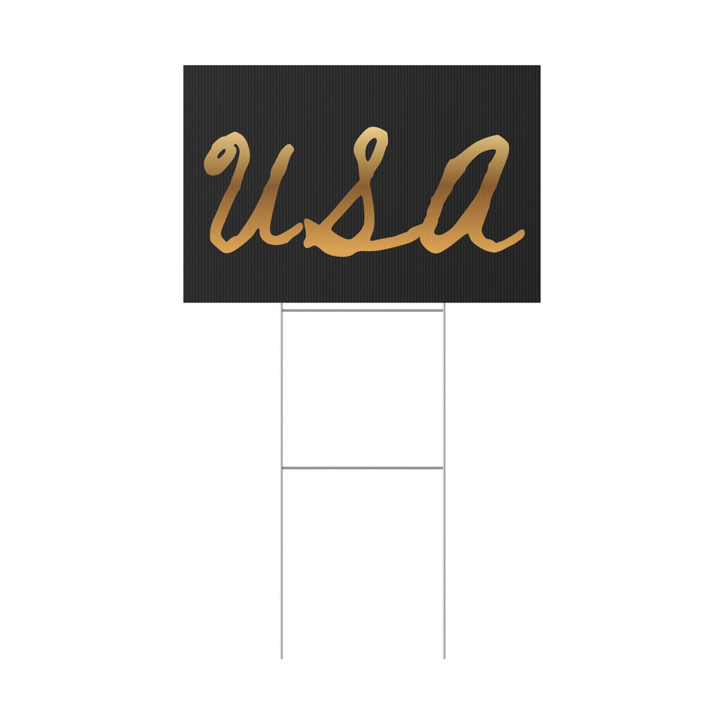 USA Patriotic Yard Sign