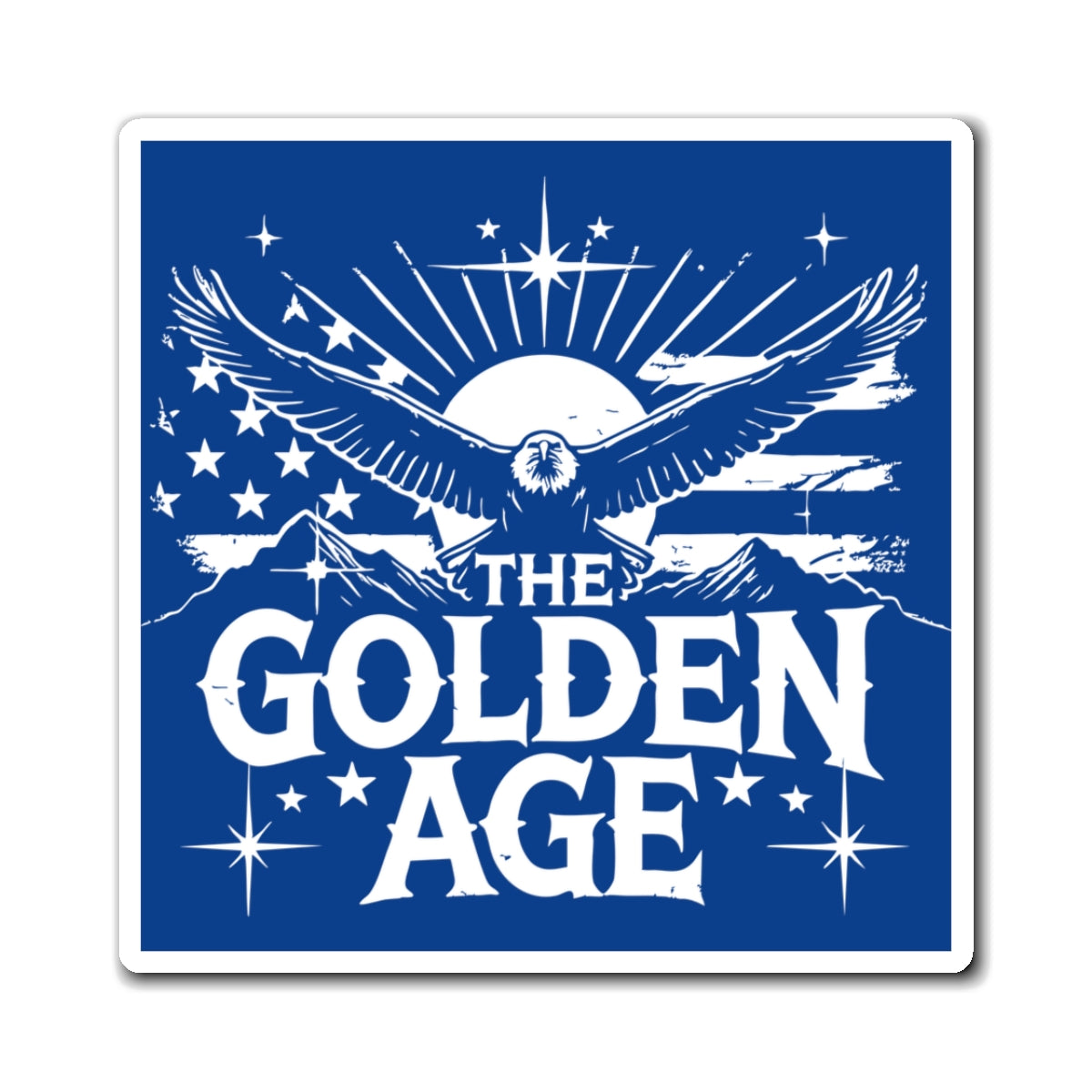 The Golden Age (American Flag) Magnet