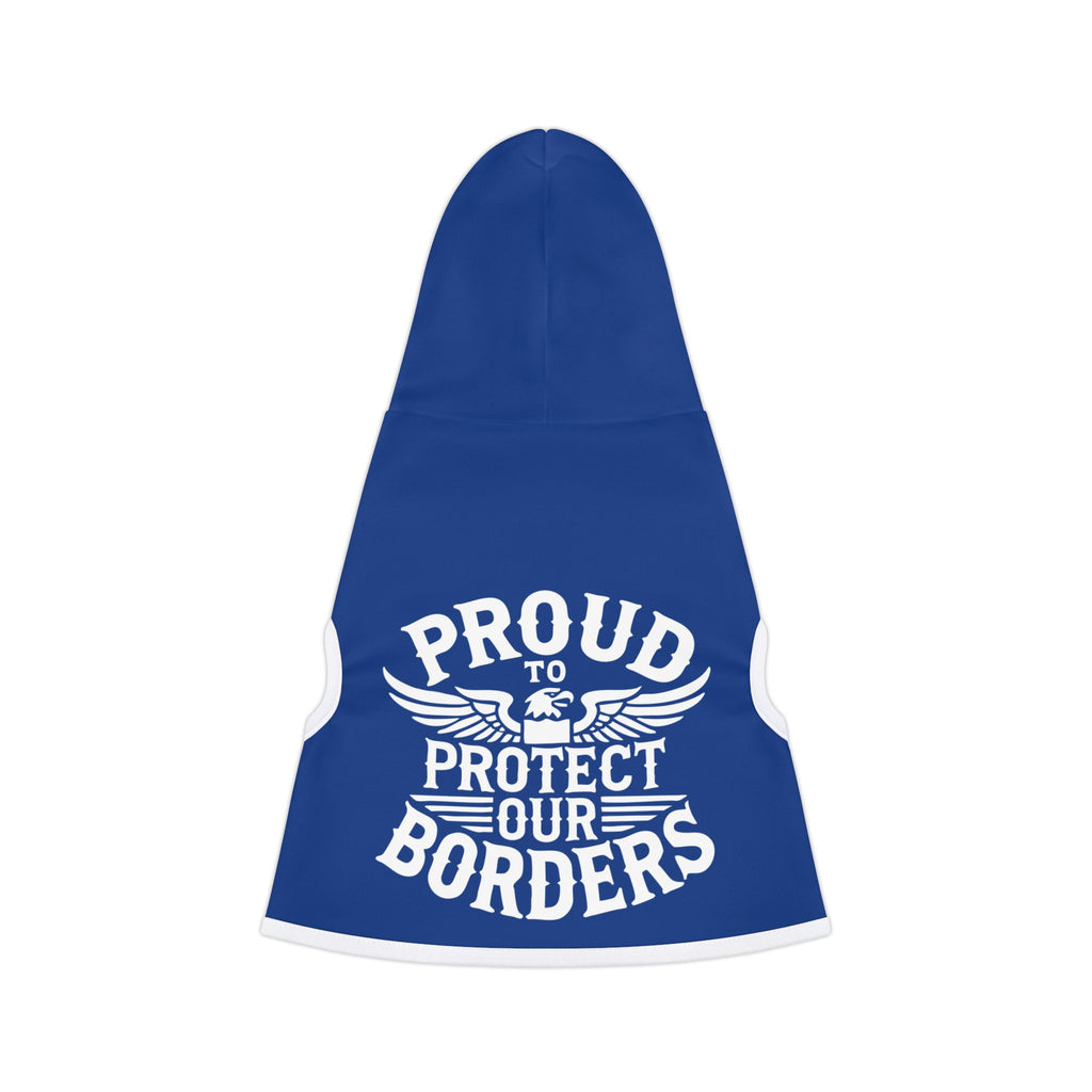Proud To Protect Our Borders USA Pet Hoodie