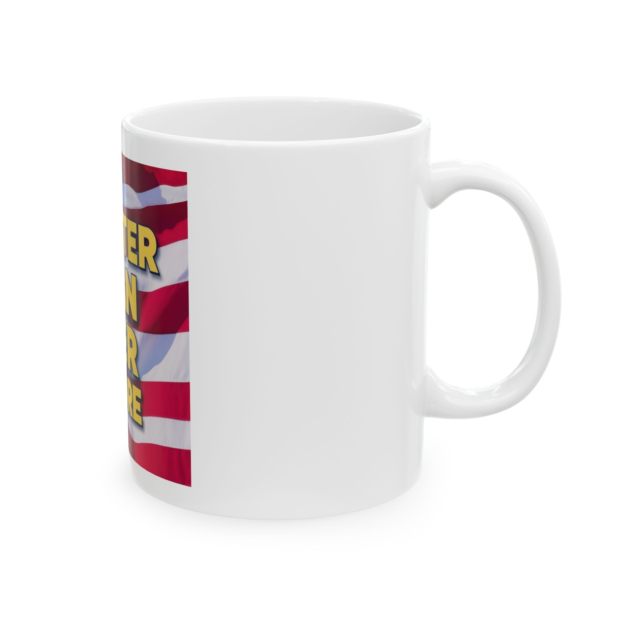 WHITE GREATER THAN EVER BEFORE MUG 