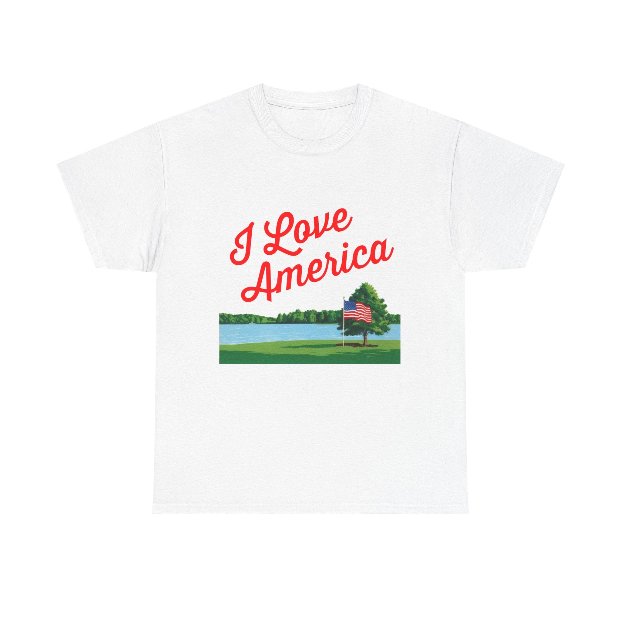 I Love America Unisex Heavy Cotton Tee