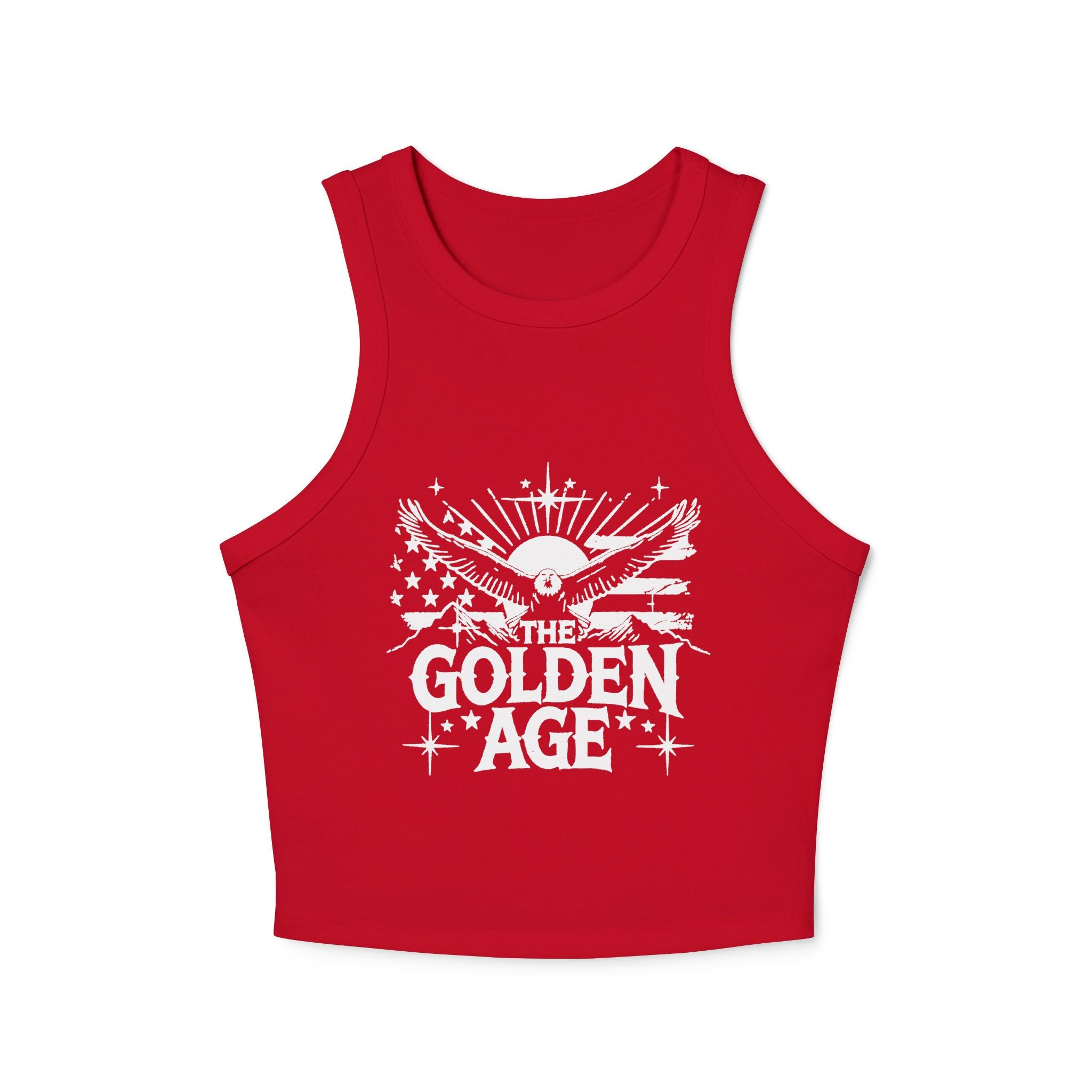 The Golden Age Women's Micro Rib Racer Tank Top
