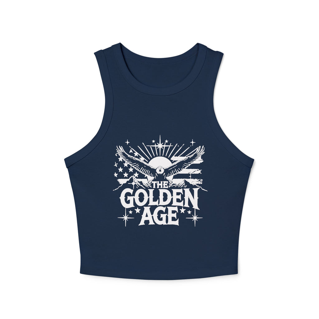 The Golden Age Women's Micro Rib Racer Tank Top