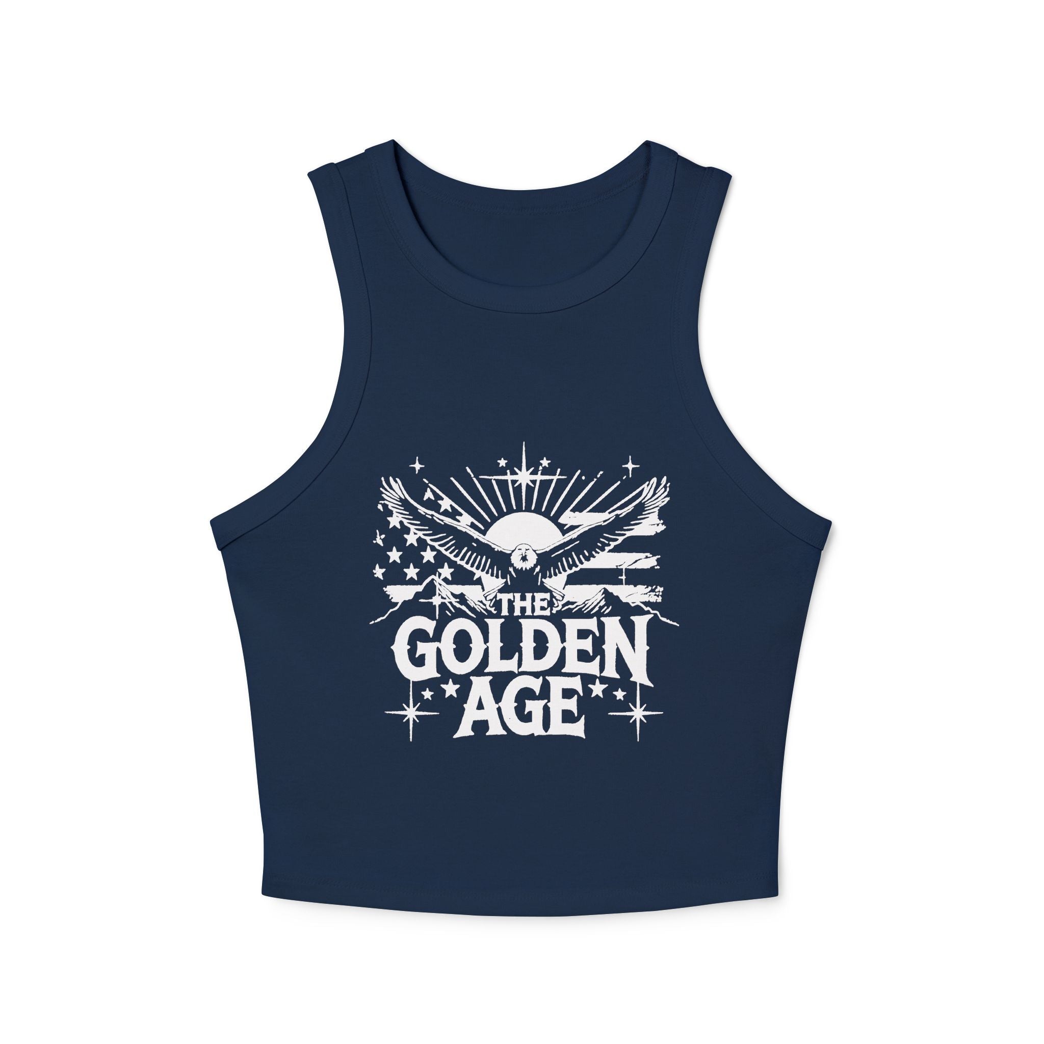 The Golden Age Women's Micro Rib Racer Tank Top